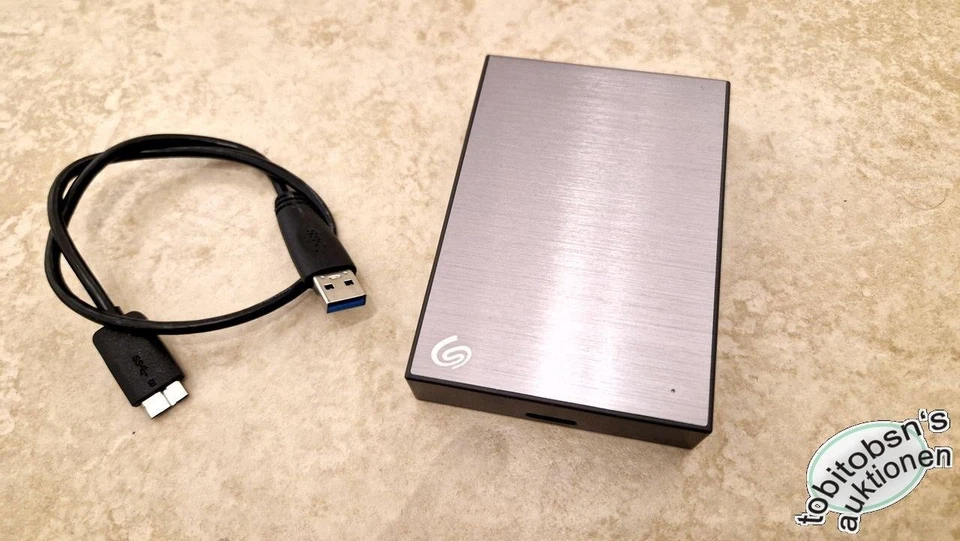 *** Seagate One Touch 4TB tragbare externe USB3 Festplatte - grau - einwandfrei - Bild 1 von 1