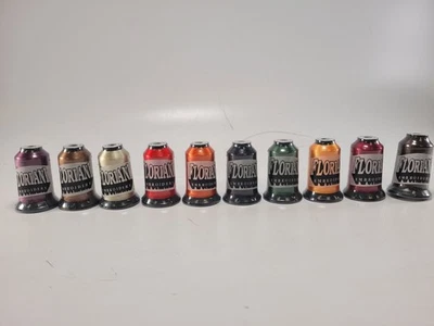 Floriani Machine Embroidery Thread Spools Mixed Colors Lot of 10 - Image 1 of 4