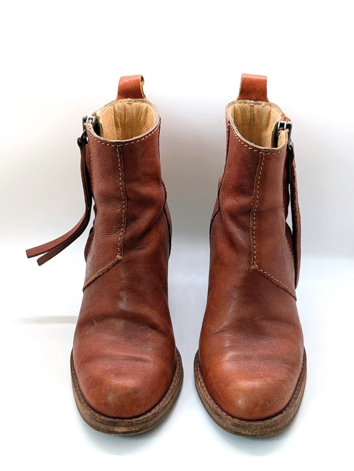 Botas de cuero pistola Acne Studios en coñac talla EU 36 (US 7) Foto 1 de 4