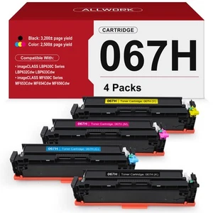 067H Tonerkassette mit hoher Kapazität kompatibel Ersatz für Canon 067H 067 Hig... - Bild 1 von 6