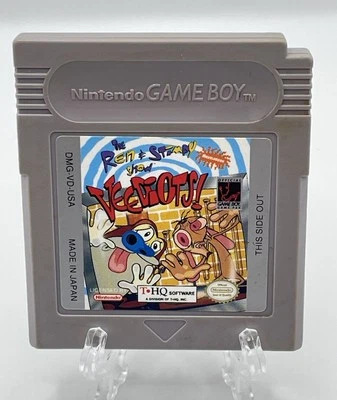Ren & Stimpy Show: Veediots (Nintendo Game Boy, 1993) Authentic Cartridge Tested - Image 1 of 4