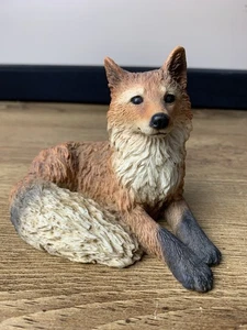 Vintage Castagna Red Fox Animal Figurine Woodsy Nature Wildlife Made in ITALY - Picture 1 of 13