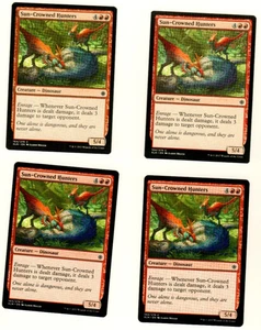 Set Of 4 Sun Crowned Hunters Ixalan 164/279 Common Magic the Gathering MTG Card - Picture 1 of 4