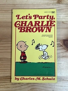 Vintage 1985 Let's Party Charlie Brown Humor Paperback Book by Charles M. Schulz - Picture 1 of 8