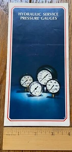 AMETEK Hydraulic Service Pressure Gauges Dealer Stamped Sales Brochure 1976 - Picture 1 of 3