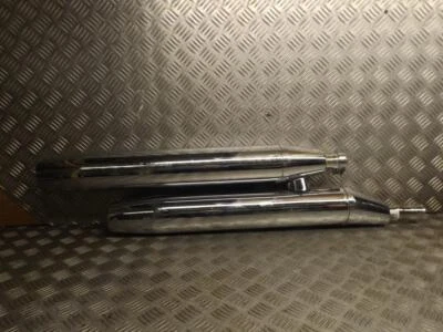 Yamaha XV1700 Roadstar 2005-2007 5VN OEM Exhaust Silencers End Cans Mufflers  - Image 1 of 4