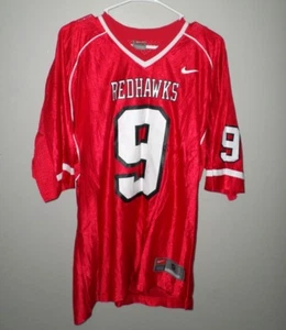 MIAMI UNIVERSITY small football jersey Red Hawks nylon Ohio college Nike Team #9 - Picture 1 of 2