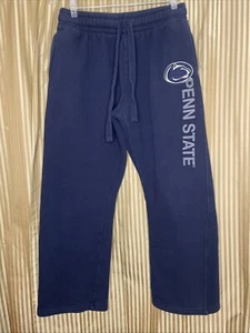 Penn State Nittany Lions Navy Sweatpants Medium Drawstring Joggers - Picture 1 of 6