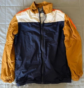 OshKosh B'gosh Full Zip Windbreaker Lined Jacket Boys Youth Size 14 - Picture 1 of 3