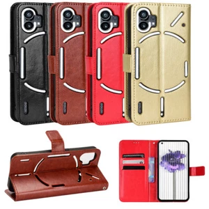 Stoßfest Luxus Leder Kartenhalter Brieftasche Klapphülle für nichts Handy 1 - Bild 1 von 9