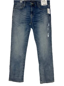 Jean Aero Premium Air Denim jambe droite réelle taille 33x30 Aéropostale délavé léger - Photo 1/13