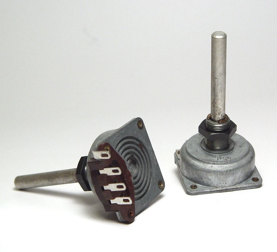 Vintage Preh Radio-Potentiometer, 2.5 kOhm LIN, ESA Al-Gußgehäuse, 2W, MIL, NOS - Bild 1 von 1