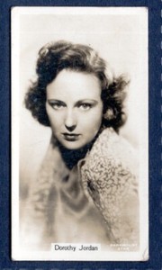 John Sinclair 1934 FILM STARS (Series of 54) - Dorothy Jordan, No.5