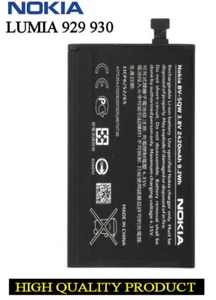 Genuine Nokia BV-5QW Battery For Nokia Lumia 930 / 3.8V 2420mAh - Picture 1 of 1