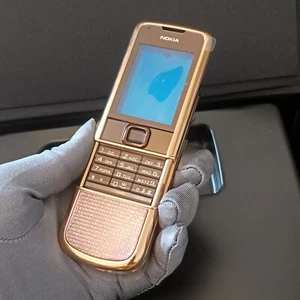 LUXURY NEW Nokia 8800 Arte Rose Gold Diamonds Edition Housing Covers Cases RARE - Picture 1 of 13