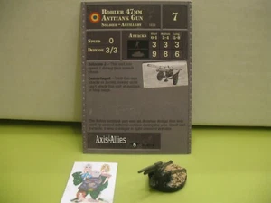 =Axis & Allies Miniatures CONTESTED SKIES Bohler 47mm Antitank Gun w card 44/45= - Picture 1 of 1