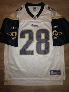 Marshall Faulk #28 St. Louis Rams Reebok Jersey LG L mens - Picture 1 of 3