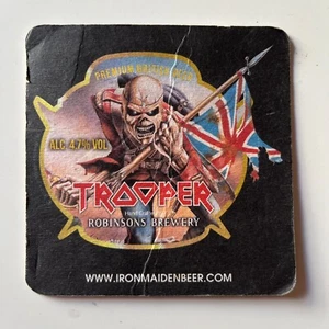Iron Maiden Trooper Beer Mat / Coaster - Picture 1 of 2
