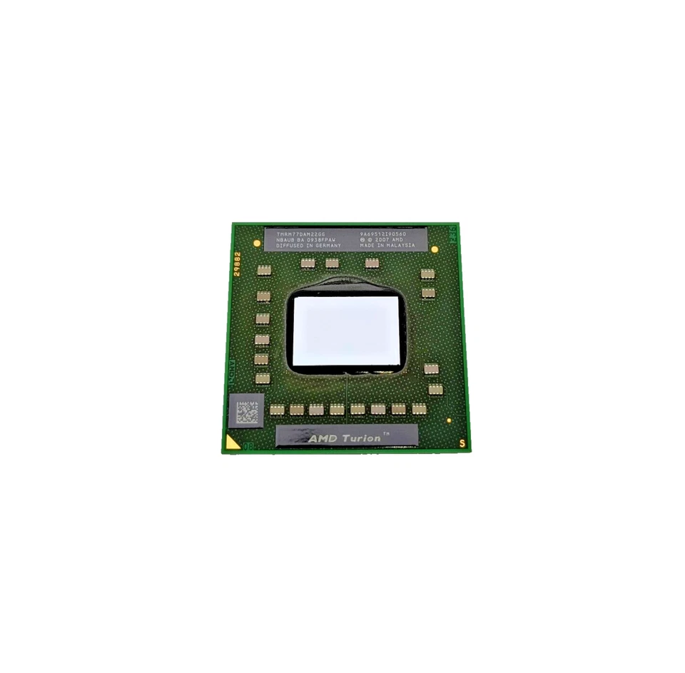 AMD Turion 64 X2 RM-77 Mobile 2.3 GHz TMRM77DAM22GG Socket S1 Processor CPU - Image 1 of 2