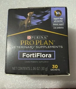 Purina Pro Plan Fortiflora Canine Probiotic Dog Food Supplement 30 x 1g EXP 2027 - Picture 1 of 4