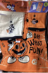Halloween Mickey & Minnie Juego de 3 Toallas de Baño Disney Caramelo 44”x22”-(NUEVO) - Imagen 1 de 5