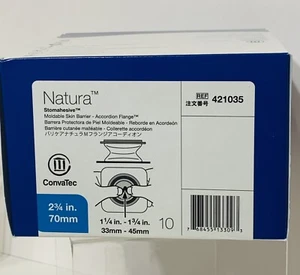 10 ConvaTec 421035 Sur-Fit Natura Stomahäsiv 2-3/4" (70mm) 1BX/10EA - Bild 1 von 6