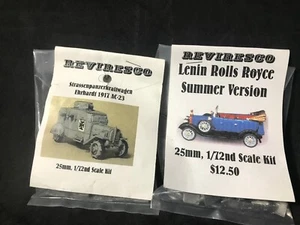 Reviresco Primera Guerra Mundial alemán 1917 Ehrhardt AC-23 y Rolls Royce versión de verano 25 mm - Imagen 1 de 3
