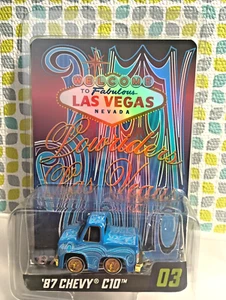 CAR TUNED CUSTOM 2025 LOWRIDERS LAS VEGAS 87 CHEVY C10 NEW - Picture 1 of 10