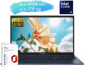 2025 ASUS Laptop Vivobook 17.3" FHD, 6-Core Intel i3 Upto 40GB RAM 2TB SSD Pro - Picture 1 of 12