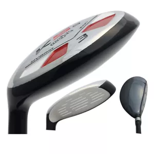 Left Handed - Majek Golf +1" than Std Tall Senior Men's #3 Hybrid "A" Flex Club - Picture 1 of 5