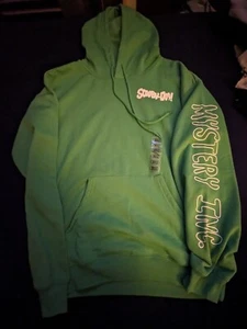 Green Scooby Doo Mystery Inc Mystery Machine pullover hoodie size medium - Picture 1 of 5