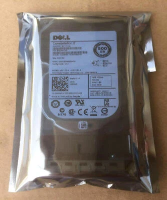 Dell 500GB 6G SAS 7.2K 2.5'' SFF Enterprise Server Hard Drive 055RMX 55RMX - Image 1 of 2
