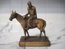 VINTAGE WILL ROGERS AND SOAPSUDS STATUE WITH EXCEPTIONALLY RARE POSE NO RESERVE