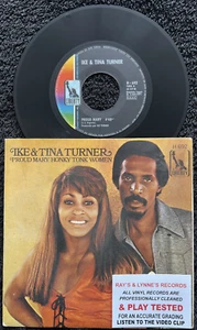 Ike & Tina Turner Proud Mary / Honky Tonk Woman 7'' Vinyl SPAIN TESTED NM VIDEO - Picture 1 of 8