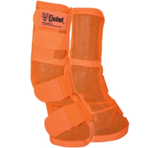 ¡Nuevo! Juego de 2 BOTAS DE MOSCA DE GUARDIA DE PIERNAS CRUZADAS PARA CABALLOS 2 TALLAS, 3 COLORES! - Imagen 1 de 7