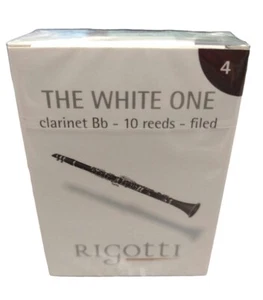 Rigotti The White One Bb Clarinet Reeds - Strength 4 - Box of 10 - Picture 1 of 1