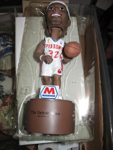 Richard "Rip" Hamilton Bobblehead Detroit News Pistons Marathon with box nice Cover
