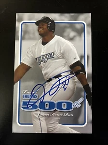 Frank Thomas Signed Autographed 8.5" X 5.5" Blue Jays Game Day Team Issued Card - Picture 1 of 3
