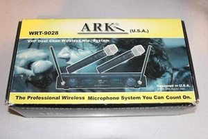 ARK WRT-9028 Dual Channel VHF Wireless Microphone System NEW - Picture 1 of 9