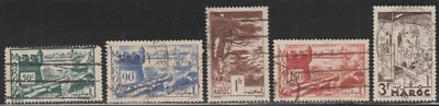 France 1939-42 SC# 159A - 172 - Five different stamps - Used Lot # 236 - Image 1 of 2