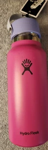 Hydro Flask Wide Mouth Straw Water Bottle Vacuum-Insulated - Picture 1 of 9