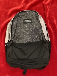V.S.Pink Grey/Black Multicolor Backpack,New