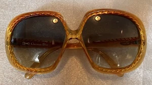 Rare Vintage 80’s Glam  Christian Dior Optyl  Oversized Sunglasses  2060 Y2K - Picture 1 of 13