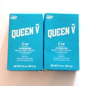 Queen V, Barra Limpiadora WILD BERRY pH Equilibrado 3.5oz Sellada (Paquete de 2) - Imagen 1 de 2
