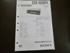 Original Service Manual Schaltplan Sony Cdx-4250Rv