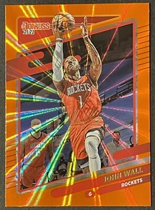 John Wall 2021-22 Donruss Orange Laser Parallel SP Basketball Card # 142 - Picture 1 of 2