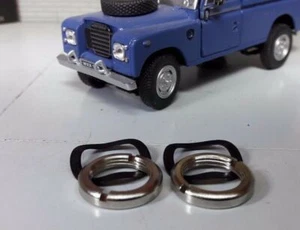 AC Cobra Ford GT40 Aston Martin Lucas Durite Toggle Switch Nut Bezels Washer x2 - Picture 1 of 3