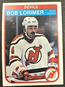 1982-83 O-Pee-Chee OPC Hockey - #142 Bob Lorimer - New Jersey Devils - Picture 1 of 2
