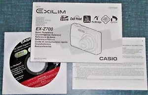 Casio EXILIM EX-Z BEDIENUNGS-Anleitung ~~ 7 Sprachen: DE, DK, EN, ES, FR, IT, NL - Picture 1 of 1