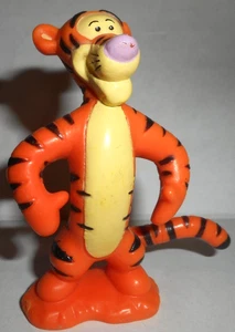 Tigger Disney Winnie The Pooh 3” Action Figure Plastic Toy On Base Arms Out Tail - Picture 1 of 6